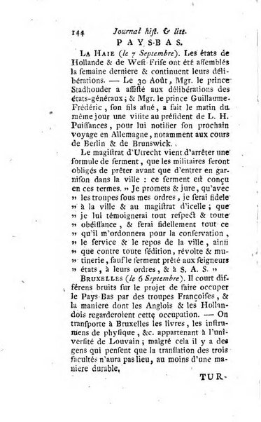 Journal historique et littéraire