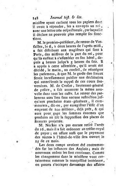 Journal historique et littéraire