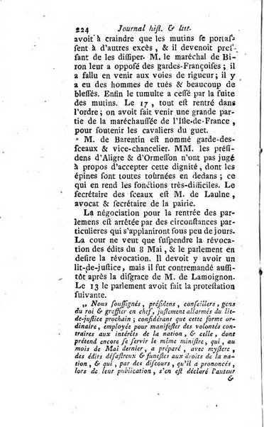 Journal historique et littéraire