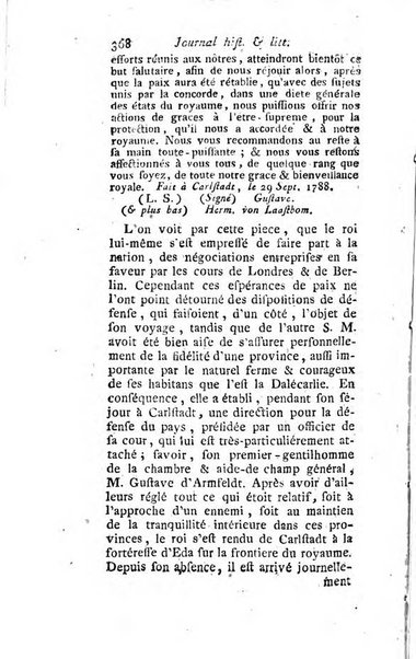 Journal historique et littéraire