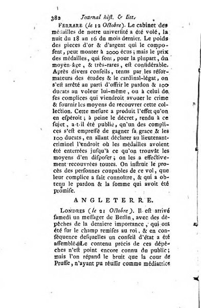 Journal historique et littéraire