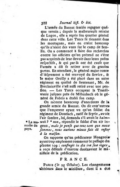 Journal historique et littéraire