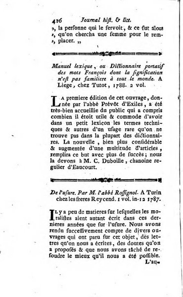 Journal historique et littéraire