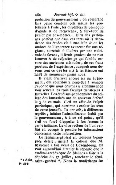 Journal historique et littéraire