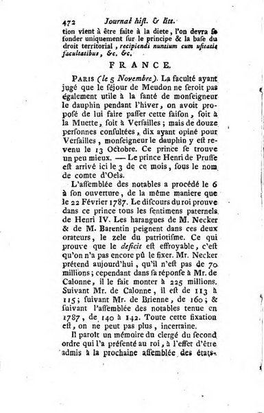 Journal historique et littéraire