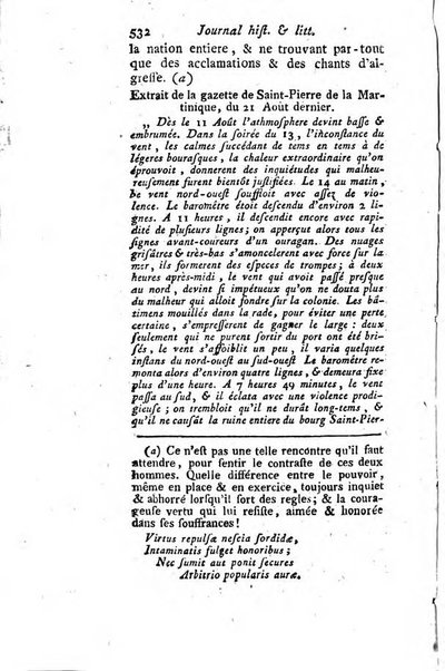 Journal historique et littéraire