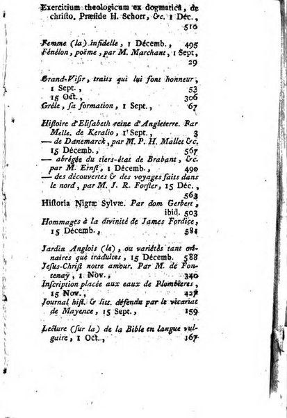 Journal historique et littéraire