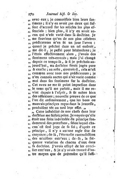 Journal historique et littéraire