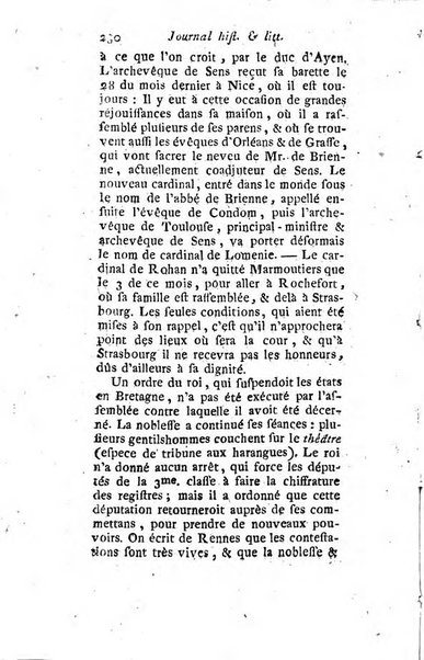 Journal historique et littéraire