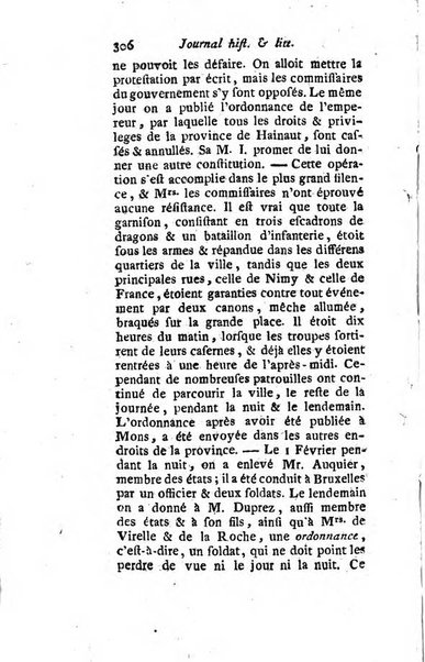 Journal historique et littéraire