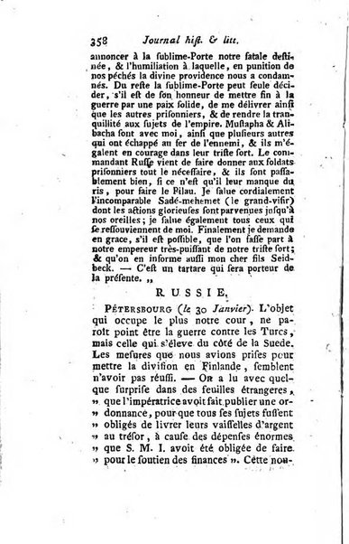 Journal historique et littéraire