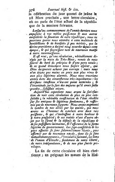 Journal historique et littéraire