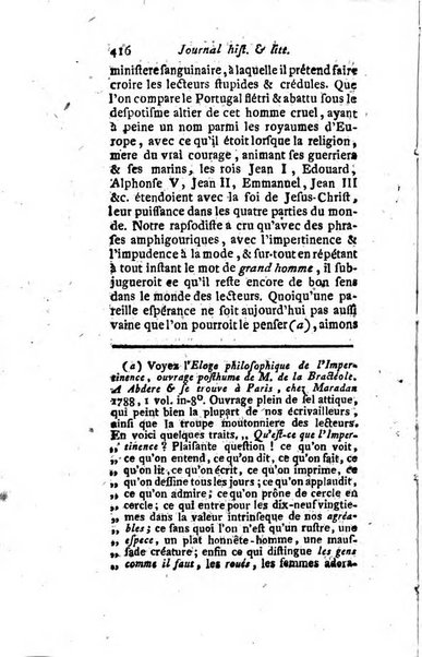 Journal historique et littéraire