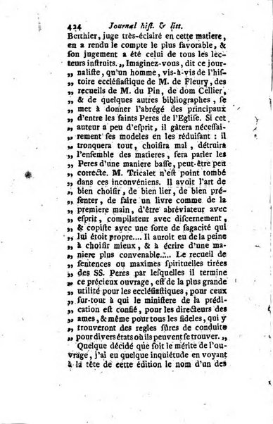 Journal historique et littéraire