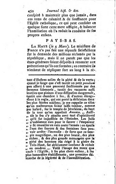 Journal historique et littéraire