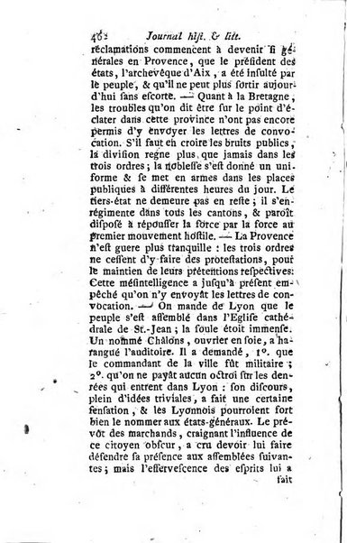 Journal historique et littéraire