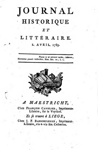 Journal historique et littéraire