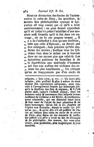 Journal historique et littéraire