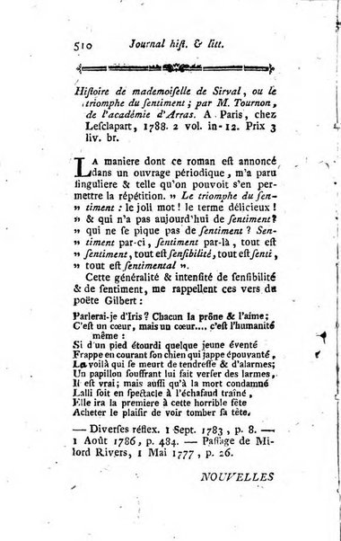 Journal historique et littéraire