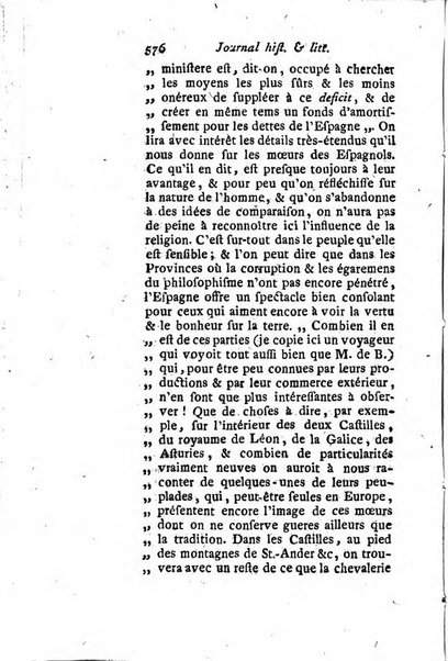 Journal historique et littéraire