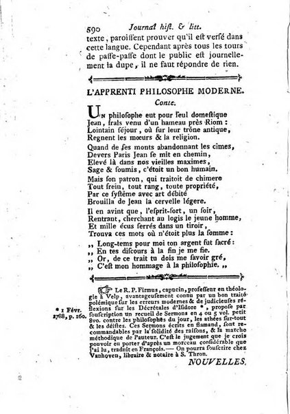 Journal historique et littéraire