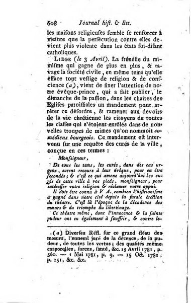 Journal historique et littéraire