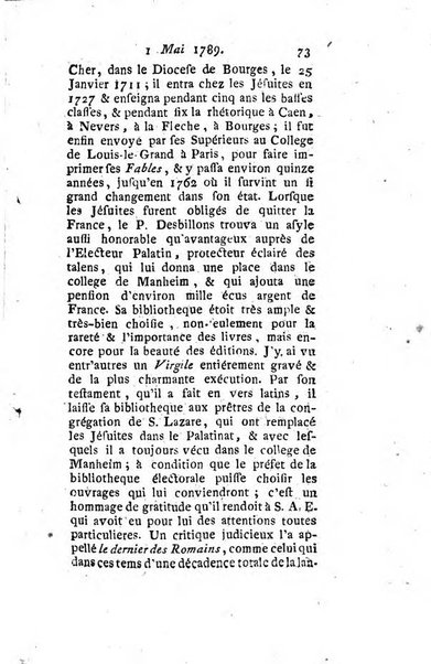 Journal historique et littéraire