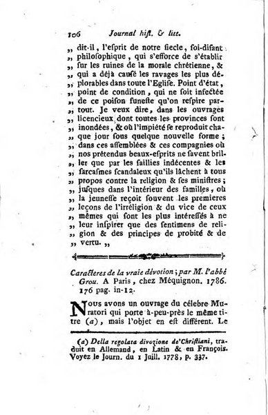 Journal historique et littéraire