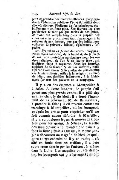 Journal historique et littéraire