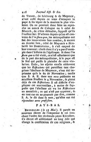 Journal historique et littéraire