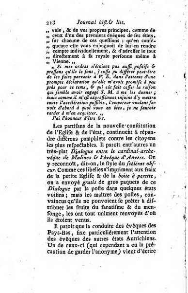 Journal historique et littéraire