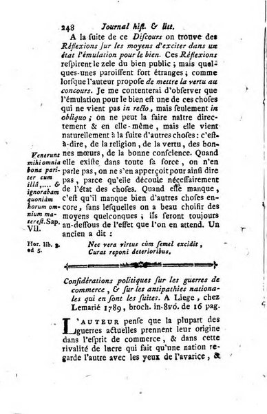 Journal historique et littéraire