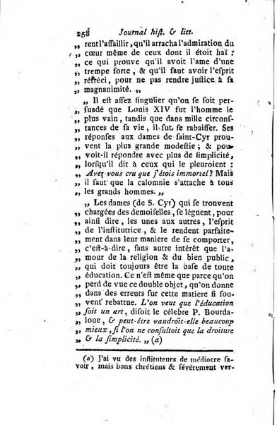 Journal historique et littéraire