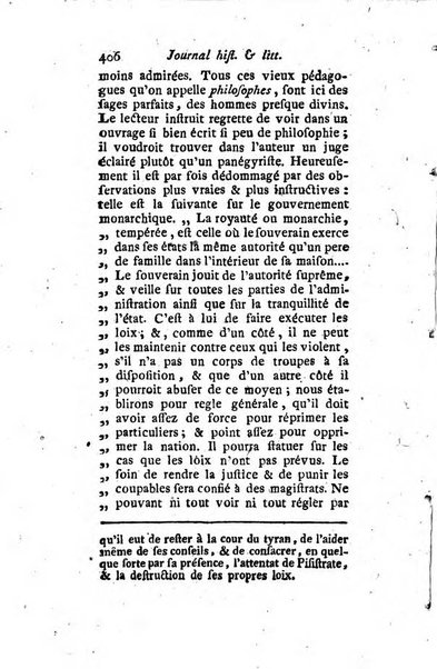 Journal historique et littéraire