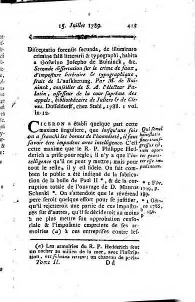 Journal historique et littéraire