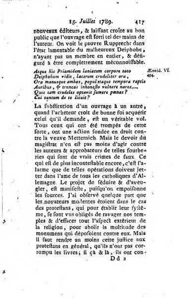 Journal historique et littéraire