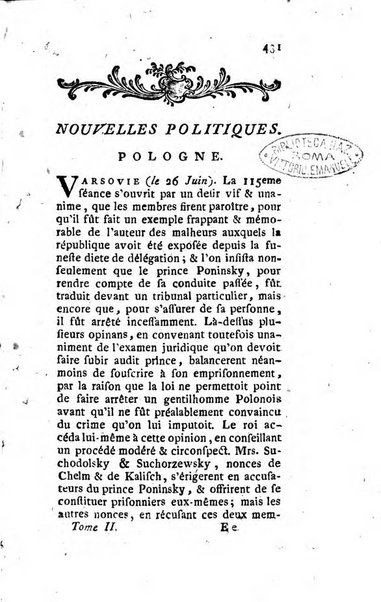 Journal historique et littéraire