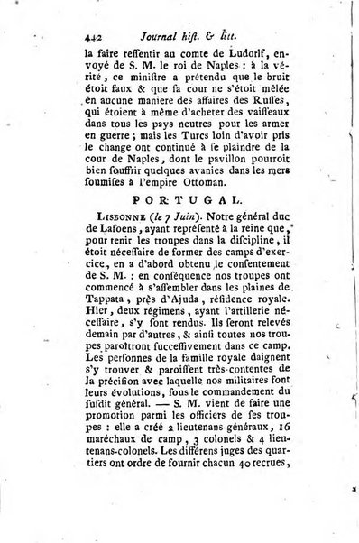 Journal historique et littéraire