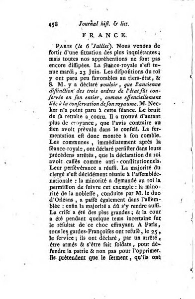 Journal historique et littéraire