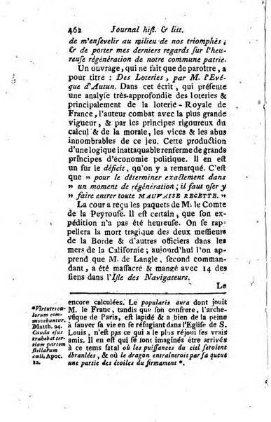 Journal historique et littéraire