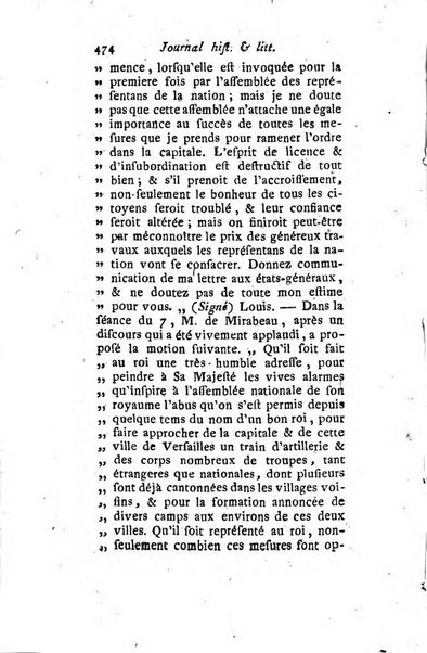 Journal historique et littéraire