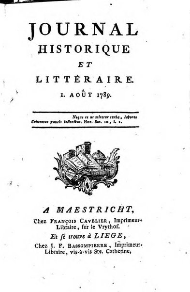 Journal historique et littéraire