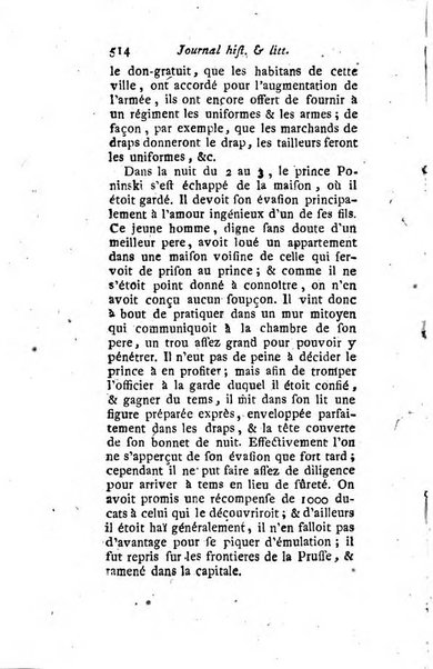 Journal historique et littéraire