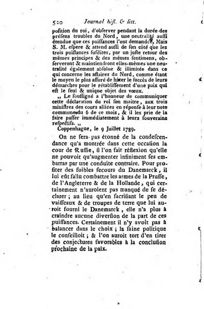 Journal historique et littéraire