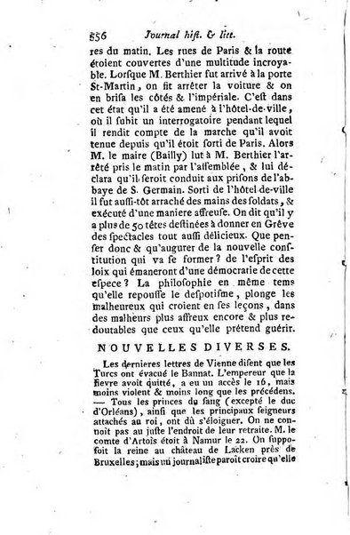 Journal historique et littéraire