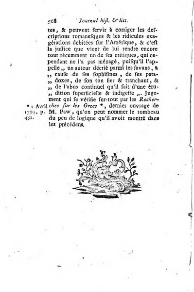 Journal historique et littéraire