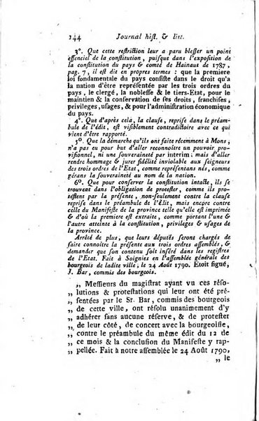 Journal historique et littéraire