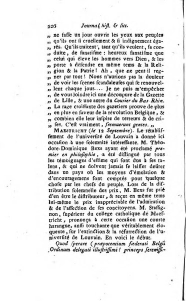 Journal historique et littéraire