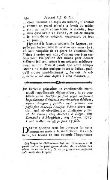 Journal historique et littéraire