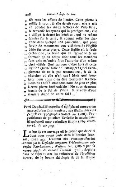 Journal historique et littéraire